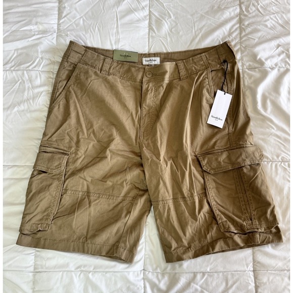 Goodfellow & Co Other - New Goodfellow & Co Cargo Shorts Mens 38" Beige 11" Inseam Pockets Brown